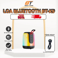 BT BEST TONE Loa Bluetooth mini BT-K9 thiết kế full LED âm thanh BASS ấm nhỏ gọn tiện lợi decor đẹp 