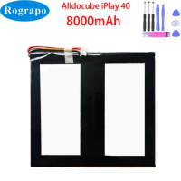 New 3.8V 8000mAh T1020 Tablet PC Battery For Alldocube Cube iPlay 40 iPlay40 Accumulator with 5-Wire Plug