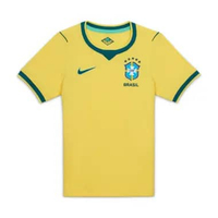 NIKE Little Kids Soccer Brazil Stadium Home Replica Jersey Pakaian Sepakbola Anak [IB4549-724] S CAN