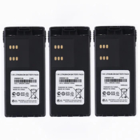 3Units 7.4V 3000mAh Lithium-Ion Battery for Motorola GP Radios GP328 GP338 PTX760 Radios for HNN9013 HNN9008 HNN9009