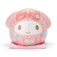 日貨 美樂蒂 達摩 存錢筒 陶瓷 陶製 存錢桶 開運 幸運 三麗鷗 my melody 正版授權 L00010882