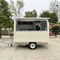 Street Food Truck Coffee Trailer Hot Dog Cart Food Truck Mobile Food Cart