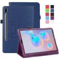 Flip Case for Samsung Galaxy Tab A9+Plus A8 A7 lite 8.7 Tablet Cover Tab S5E S6 10.5 S7 S8 S9 fe 11"Stand PU Leather Funda Coque
