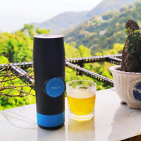 Máy Pha Cà Phê Espresso Tự Động Mini Cầm Tay Bằng Điện Sạc USB 2 Chế Độ Viên Nén Và Bột Cafe Hạt Xay