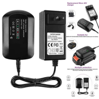 Replacement Charger For Worx 40V MAX Lithium Battery Worx WG180 WG280 WG380 WG580 Battery