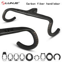 FULL Carbon Handlebar Carbon Fiber Bicycle Handlebar Road Bike accessories integrated handlebar