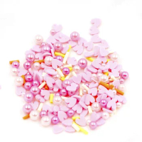 20g Slime Charm Supplies Kit Fluffy Slimes Colorful Candy With Pearl Polymer DIY Clear Slime Cake Accessories toys for Kids