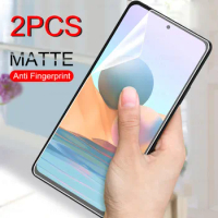 2pcs Hydrogel Matte Film For Xiaomi Redmi Note 10 Pro Max Note 10s 10pro s 5G Frosted Soft Protective Screen Protector Not Glass