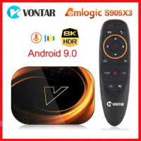 Vontar X3 Amlogic S905X3 Android 9.0 TV Box 4GB RAM 64GB ROM 32G 128GB Smart 8K Set Top Box 1000M Dual Wifi TVBOX Youtube