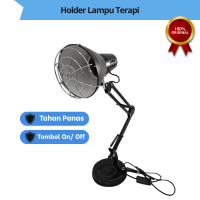 FERMIN Holder Khusus Lampu Terapi IR Infrared Red Light Bahan Metal Long Arm Model Duduk 150 Watt E2