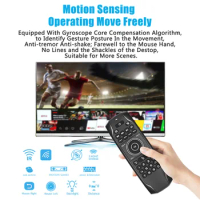 2022 Newest G7 BTS BLE 5.0 Air Mouse Gyroscope Wireless Air Mouse with IR Learning Smart TV box Remote Control with keyboard