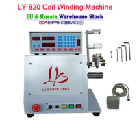 Coil Winding Machine LY 820 Computer Automatic Wire winder Dispenser Dispensing Machine for 0.2-3.0mm Wire 750W