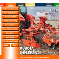 Kubota &amp; Krone Agricultural Machinery Technical Information - Workshop Manual, Parts Manual, Service Information