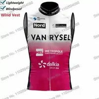 Lille Métropole 2023 Van Rysel Roubaix Cycling Vest France Windbreaker Men Wind Vest Bicycle Clothing Sleeveless MTB Motorcycle