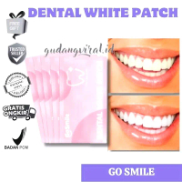 GO SMILE DENTAL WHITE PATCH - UNTUK MEMUTIHKAN GIGI SEPERTI BLEACHING DENGAN GLYCERIN MENTHOL DAN PV