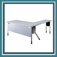 【必購網OA辦公傢俱】KRS-167G 銀桌腳+灰色桌板 辦公桌 會議桌