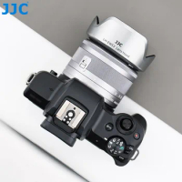 JJC EW-53 Lens Hood for Canon EF-M 15-45mm F3.5-6.3 IS STM &amp; RF-S 18-45mm F4.5-6.3 IS STM Lenses for EOS R100 R50 M50 M6 M5 M200