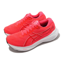 【asics 亞瑟士】慢跑鞋 GEL-Kayano 30 女鞋 紅 4D引導穩定 支撐 反光 路跑 亞瑟士(1012B357701)