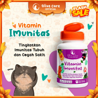 [Promo] Olive Care Vitamin Kucing IMUNITAS untuk Daya Tahan Tubuh, Flu, Pilek, Mata Belekan, Demam, 