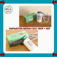 KAPASITOR MESIN CUCI 10UF + 4UF PANAMETIC | KAPASITOR PANAMETIC