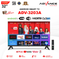 【Advance Digitals】Android TV Google TV Advance ADV-3203A Smart TV HD 32\ WiFi LAN TV Digital DVB-T2/