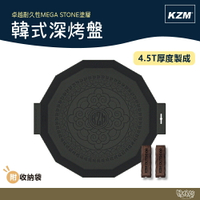 KAZMI KZM 韓式深烤盤【野外營】烤盤 中秋烤盤 不沾鍋