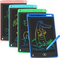 4 Pack LCD Writing Tablet for Kids 8.5 Inch Colorful Doodle Board Drawing Tablet Educational Learnin