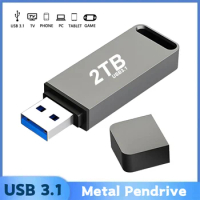 Metal Flash Drive USB Pendrive 2TB USB 3.1 Cle USB Pen Drive USB Memory 1TB File Transfer Waterproo USB Flash 64GB Free Shipping