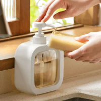 Bathroom Hand Soap Dispenser Bottle Lotion Clear Dispenser 300/500ml Soap Dispenser Thickened Thread Swivel Pump Head