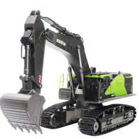 US/CA/AU/EU/MEXICO STOCKS Huina 1593 Cost Effective 1:14 Scale 22 Channels 2.4GHz RC Excavator for over 8 year olds