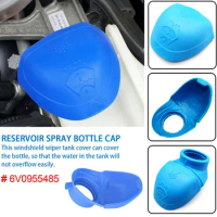6V0955485, 000096706 Wiper Washer Fluid Reservoir Tank Bottle Cover Lid Plastic Blue For Audi For VW For SKODA