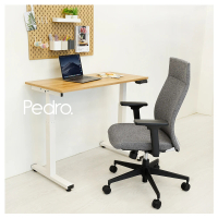 Kraftdale Pedro 電動升降桌椅組合 成長型書桌(小空間對應!北歐風全齡電動升降桌椅組)