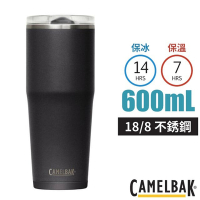 CAMELBAK Thrive Tumble 18/8 防漏不鏽鋼雙層真空保溫杯600ml(保冰).水杯.茶杯_CB2845001060 濃黑