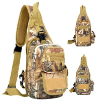 Outdoor Sports Hiking Sling Bag Shoulder Pack Camouflage Tactical 20L Chest Bag