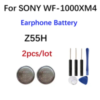 2pcs/lot New Z55H ZeniPower replacement CP1254 1254 for Sony WF-1000XM4 XM4 Bluetooth Headset Battery 3.85V 75mAh Z55H