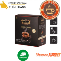(Date :07/2027) Cà Phê Hoà Tan Đen King Coffee Espresso Instant Box 100 Sticks * 2.5g 【Deal hot]】 【H