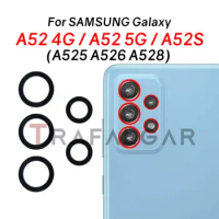 Rear Back Camera Glass Lens For Samsung Galaxy A52 A52S 5G A525 A526 A528 Replacement with Adhesive Sticker