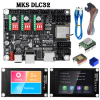 MKS DLC32 Offline Controller Board GRBL 32bits CNC Shield Controller ESP32 WIFI TS24/TS35-R Screen for CNC Laser Engraving Parts