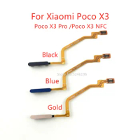 1pcs Original Fingerprint Sensor Flex Cable For Xiaomi Poco X3 Pro Xiaomi Poco X3Pro Xiaomi Poco X3 NFC Touch ID Replace Part