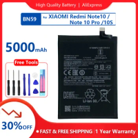 High Quality BN59 4900mAh Original Rechargeable Battery For XIAOMI Redmi Note10 Note 10 Pro 10S Note 10pro Global + Free Tools