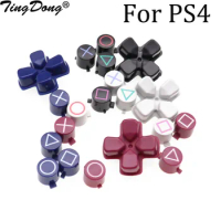 1Set ABXY Button Circle Square Triangle ABXY Button For PS4 Slim Pro Controller Repair Parts