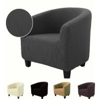 Full Coverage Single Sofa Cover Semi-Circular Single Anti-Cat Scratch Universal Sofa Cover for Inter
