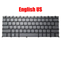 Laptop Keyboard For Lenovo For Ideapad 5 Pro-14ITL6 English US United Kingdom UK With Backlit Gray New