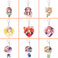 The Quintessential Quintuplets Nakano Miku Keychains Nino Pendants Ichika Keyring Yotsuba Itsuki Bag