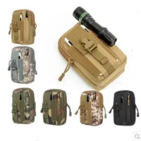 Sport Molle Tactical Waist Bag Phone Case For Nubian N2 M2 ZTE Axon7S Moto G5 S plus Alcatel A30 A30 plus iPhone 8 Cover
