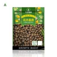 1L Organic Clay Pebbles 100% Natural Expanded Clay Pebbles for Hydroponic Gardening, Orchids, Drainage, Decoration, Aquaponics