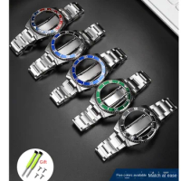 For G-shock Casio GA-2100 Watch Strap Modified Rolex Water Ghost Stainless Steel Watch case Watchband Accessory set