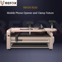 REFOX RS50 2 in 1 Mobile Phones Opener and Clamp Fixture for iPhone Samsung Flat Screen Back Cover Removal Pressure-holding Tool