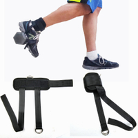 HOT dlsyis - Dumbbell Weight-Bearing Ankle Strap Adjustable Ankle Dumbbell Strap Leg Attachment Gantry Ankle Belt Gym