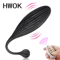 HWOK Panties Wireless Remote Control Vibrator for Women Panties Vibrating Egg G Spot Clitoris Adult Sex toy Female Masturbator